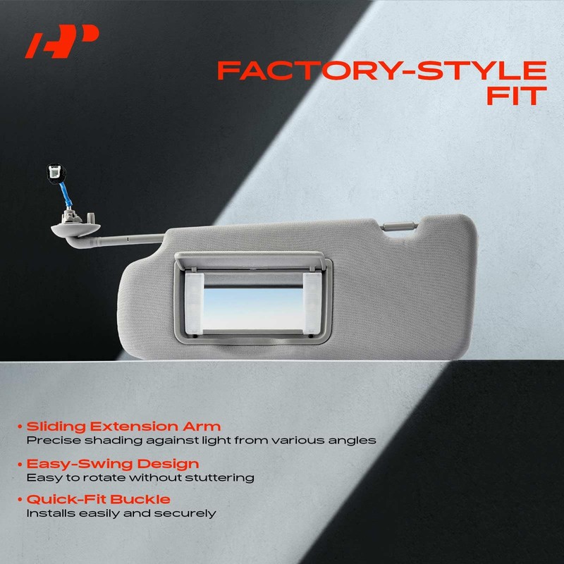 A-Premium Driver Left Side Sun Visor Compatible with Nissan Altima
