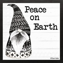 Boston International IHR - Servilletas de papel de 3 capas de Navidad, 20 unidades, tamaño de cóctel, gnomo para las vacaciones