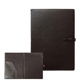 Genuine Leather Meeting File Saffiano (Dark Brown (Saffiano))