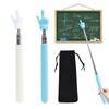 Pack of 2 Pointing Sticks, Finger Extendable, Telescopic Teacher Pointer,