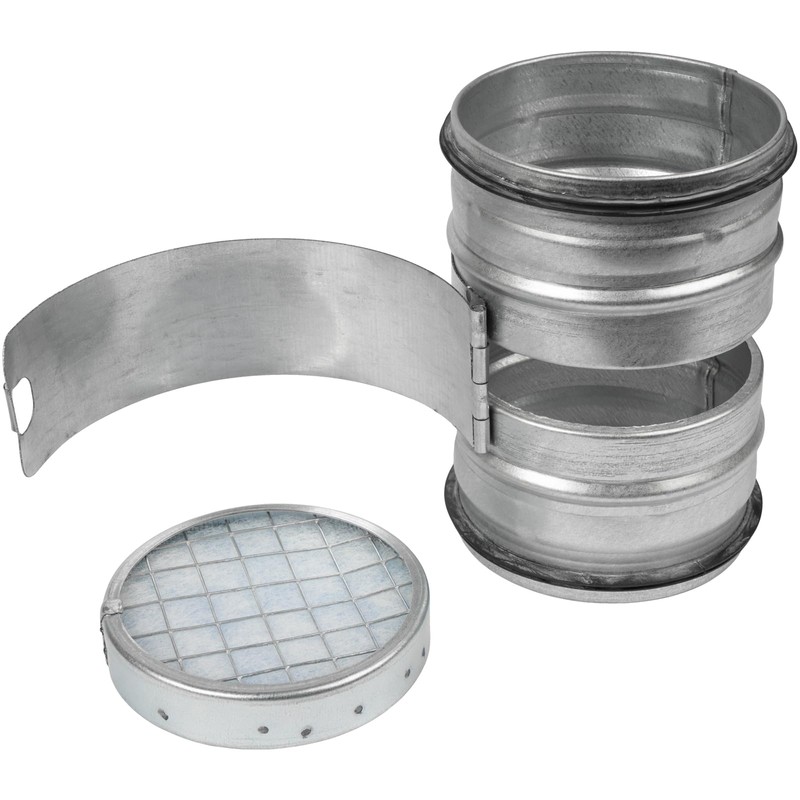 4" Inch Inline Round Duct Filter - G4 Class Filter