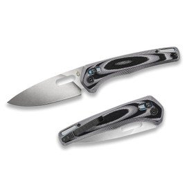 Gerber Gear Sumo EDC - Cuchillo de bolsillo plegable con hoja de borde liso para camping y supervivencia, color cian azul