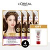 Excellence Duo Cream Hair Dye 2+2+TR5 Shampoo 170ml, No. 5 Natural Brown / 엑셀랑스 듀오크림 염모제 2+2+TR5 샴푸 170ml, 5호 자연갈색