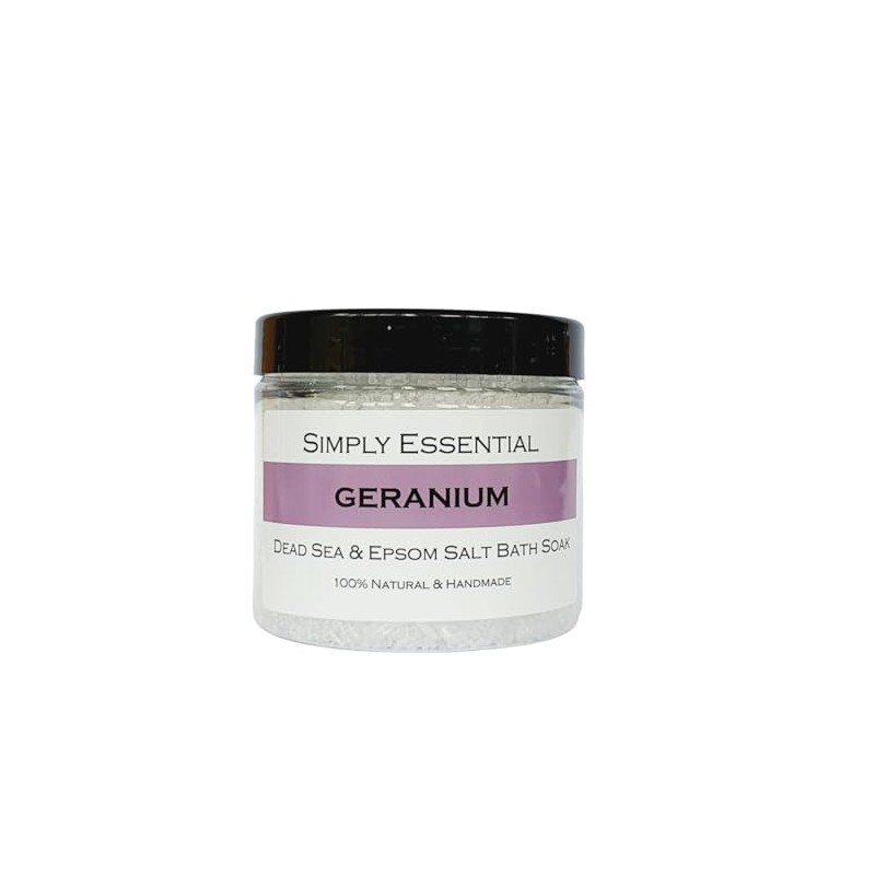 Simply Essential Geranium Dead Sea & Epsom Bath Salts Body