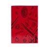 A.C. Milan Set mit 3 linierten Notizbüchern, 0,5 cm, Format