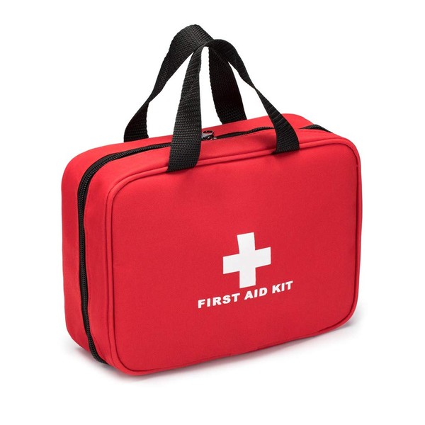 First Aid Bag, Small First Aid Bag, Red First Aid Bag, Small Portable Medicine Outdoor Travel Rescue Bag, Carry Bag, First Responder for Camping