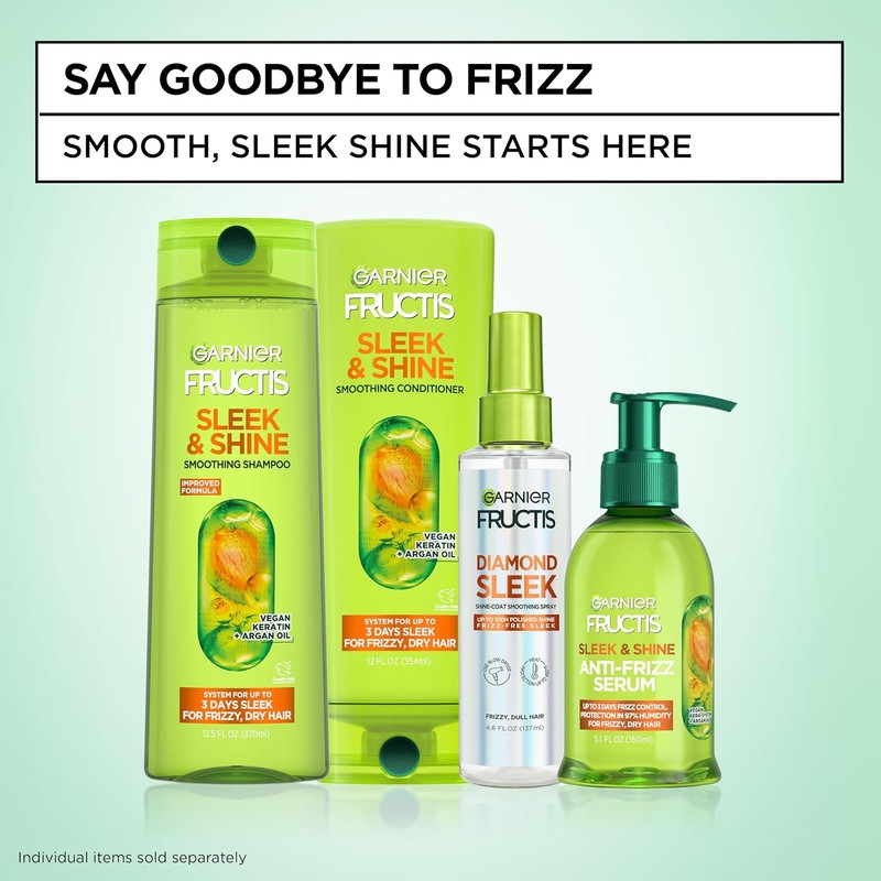 Garnier Fructis Sleek & Shine Fortifying Conditioner, 21 Fl Oz