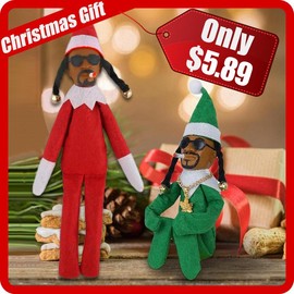 Christmas Elf Dolls Felt Dolls Eco Dolls spot peeping bent Snoop on a Stoop Christmas Elf Dolls Home Decor New Year Christmas Gifts - Quantities: Red 1 pcs