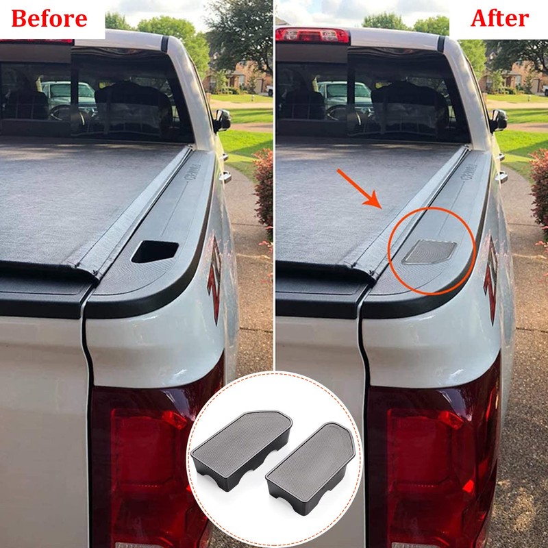 Stake Hole Plugs, Truck Bed Rail Stake Pocket Plugs Black