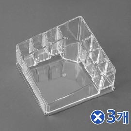 Acrylic Cosmetic Organizer for Vanity, 8 Compartments x 3 Housewarming Gift