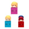 Suspicious Child Hanging Figure, Set of 3 Types, Approx. 3.9 inches (10 cm), Aqua Ruby Kana Arima