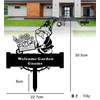 RemeeHi Fairy Welcome Garden Object, Plate, Object, Iron Plate, Interior,