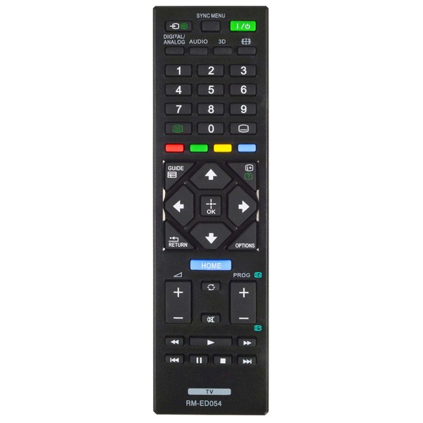 Leankle Remote Control RM-ED054 for Sony TV KDL-32R420A, KDL-32R421A, KDL-32R423A,