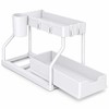 2-Tier Under Sink Organizer for Kitchen & Bathroom – Stainless