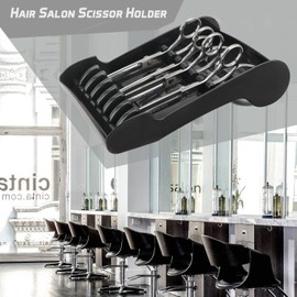 Segbeauty Professional Hair Scissor Rack - Salon Barber Shop Organizer for 6 Stylist Hairdresser Scissors