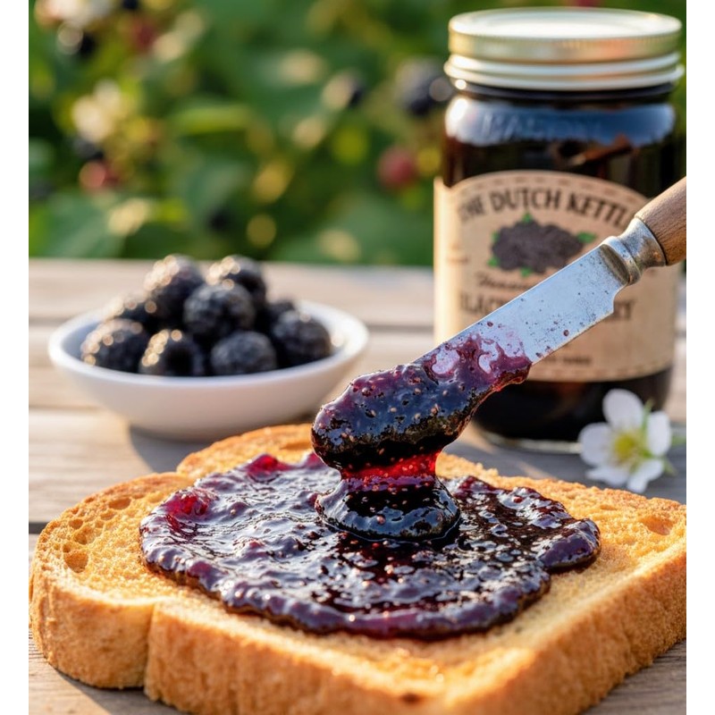 The Dutch Kettle Amish Homemade Black Raspberry Jam - 2