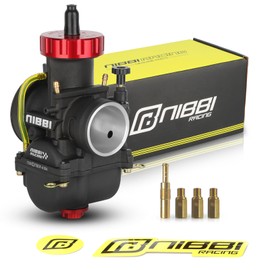 NIBBI Carburetor PWK 38mm Motorcycle, 450cc-500cc Power Carb With Carb Jets, Fit GY6 Engine Dirt Bike Mini Bike SSR TTR Apollo HAWK250 TaoTao ATV