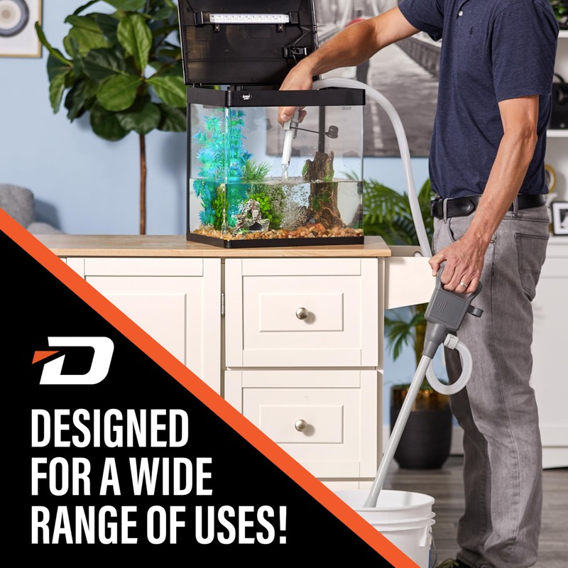 Deway Automatic Fuel Transfer Pump with Auto-Stop and Beep, Powerful