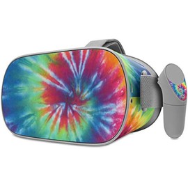 Decal Style Skin Wrap Compatible with Oculus Go Headset - Tie Dye Swirl 104 (Oculus NOT Included)