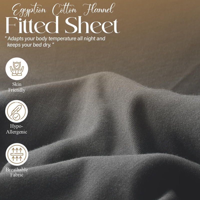 Linens World Egyptian Cotton Fitted Sheets Super King Size Breathable,