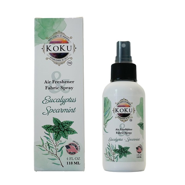 Eucalyptus Spearmint Air Freshener - Room Spray - Odor Eliminator