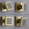 4 pcs Brass Square Body Spray Shower Jets High Pressure