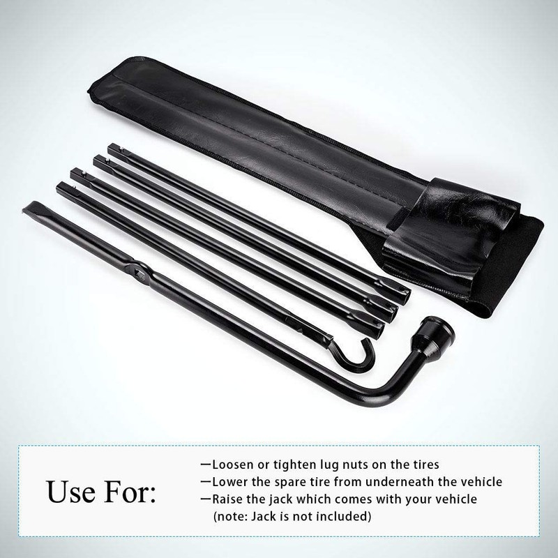 SIKY Spare Tire Tool Kit Tire Changing Repair Kit Lug