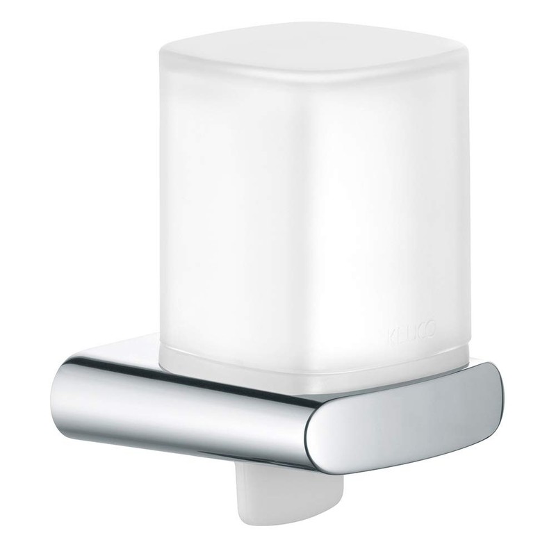 Keuco Elegance Set, Plastic, 11652010100 Lotion Dispenser Holder Pump Chrome-Plated