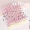 100pzs Lip Brush Desechable Para Pestañas Microblading Labio