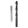 sourcing map Metric Tap and Drill Bit Set, M12 x