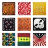 12pcs 100% Cotton Multi-Purpose Bandanas for Men with Unique Pattern,Soft