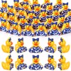 GGSTDDUP 70 Pcs Mini Resin Cheer Ducks, Cheer Team Gifts