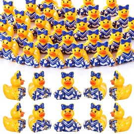 GGSTDDUP 70 Pcs Mini Resin Cheer Ducks, Cheer Team Gifts Bulk
