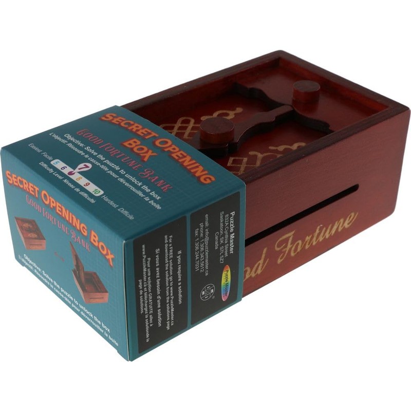 Puzzle Master Secret Opening Box - Good Fortune Bank