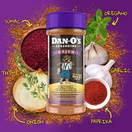 Dan-O's Cajun Seasoning 2 Pack - 2 Small bottles (2.8oz)