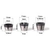 Gasea 3 Packs Router Collet Chuck Clamping Adapter for Woodworking
