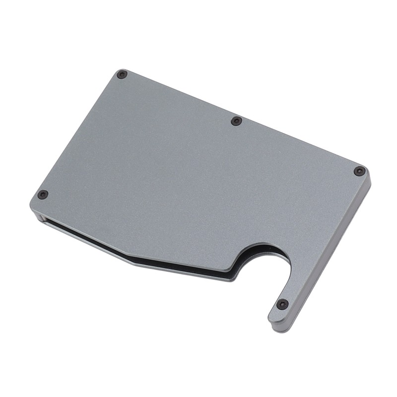 Minimalist Card Holder Aluminum Alloy Auto Ejected Anti Theft Credit