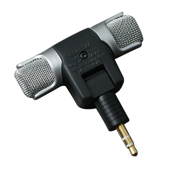 Operitacx 1Stück Mini Stereo Mikrofon für PC Laptop Leichtes Kompaktes