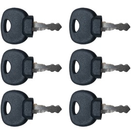 Newyuan 6PCS Bomag 14607 Excavator Ignition Key Compatible with JCB Bomag Cat Hatz Manitou Tractor Roller Dumper Plant Key