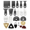 QWORK® 100 Pieces Multitool Saw Blades, Multifunctional Tool Accessories Oscillating