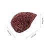 BESPORTBLE Aquarium Red Stone: 500g Fish Tank Volcanic Stones for