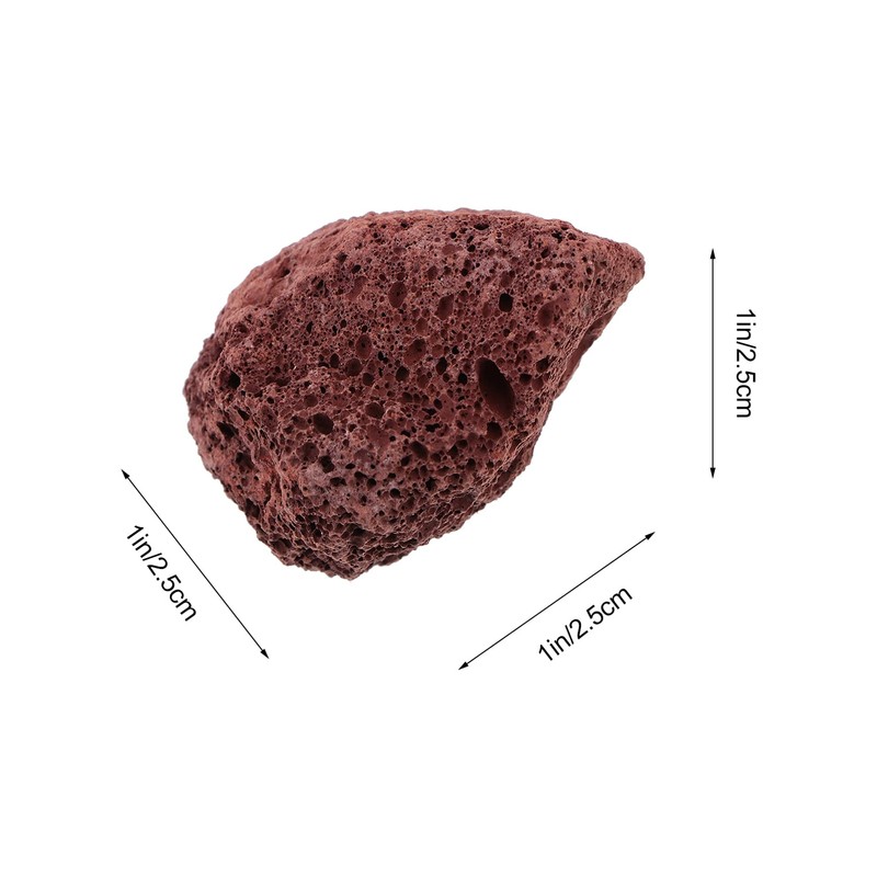 BESPORTBLE Aquarium Red Stone: 500g Fish Tank Volcanic Stones for