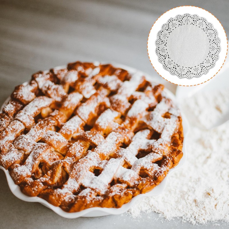 Luckious 80PCS Multi-Shape Lace Paper Doilies - Elegant Wedding Decorations