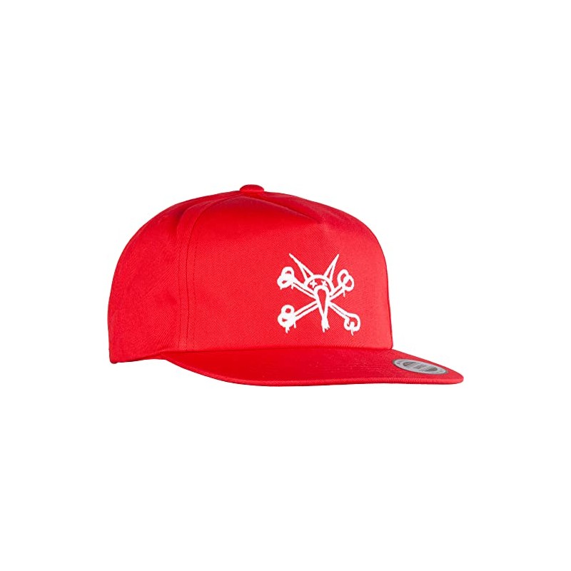 Powell Peralta Vato Rat Snapback Hat Red, Red, One Size