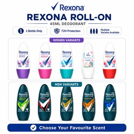 Rexona Deodorant Roll On 45ML/ Rexona Men Deodorant/ Rexona Women Deodorant