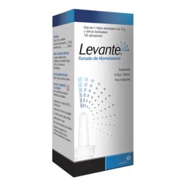 Levante Suspensión Nasal, 1 Frasco Nebulizador Con 10 G Y Válvula Dosificadora 100 Aplicaciones