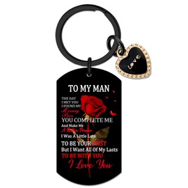 Gifts For Him To My Man Gifts Keychain I Love You Gift For Boyfriend Husband Valentines Couple Gifts Birthday Gift For Fiance Groom Anniversary Wedding Couple Gift Keychain