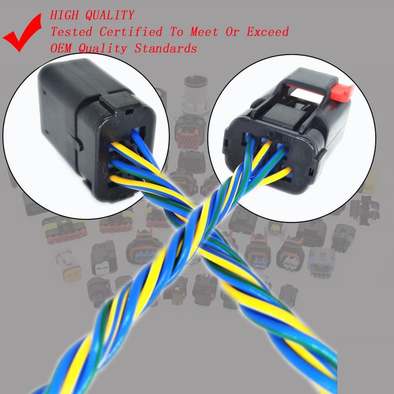Set of 1PCS EGR Exhaust Gas Recirculation Valve Connector Harness