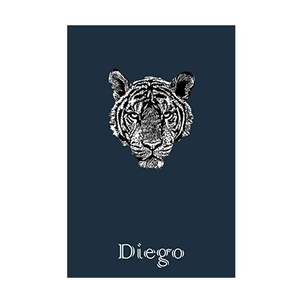 Diego Journal: Diego’s Gift Personalized Notebooks Mens and Boys -