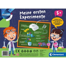 Clementoni Clementoni Galileo Lab – Meine ersten Experimente, spannende Versuche für Vorschulkinder, Experimentieren mit Farben, Gewichten & Maßen, für kleine Forscher ab 5 Jahren von Clementoni 59266